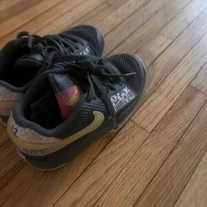 Nike Kids Gray and Yellow Sneakers